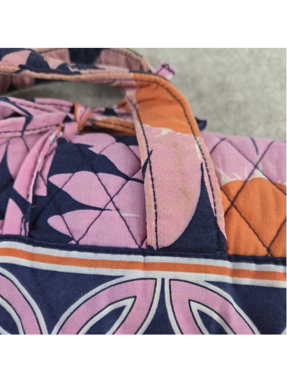 Vera Bradley Quilted Hanging Cosmetic Organizer Retired 